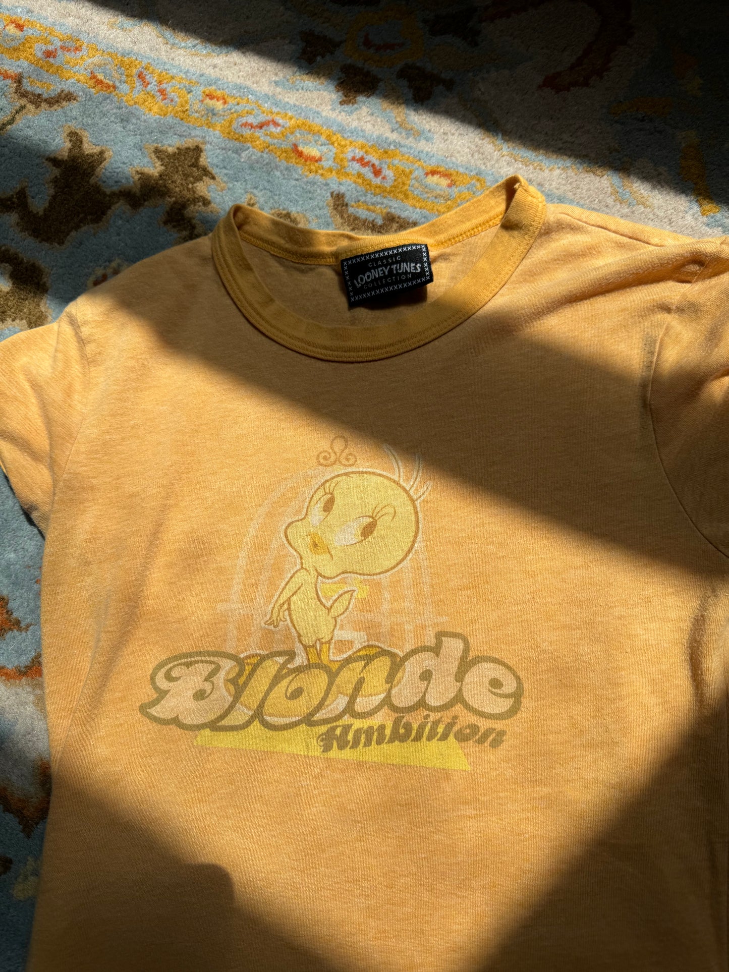 Looney Tunes Tweety Bird "Blonde ambition" vintage baby tee